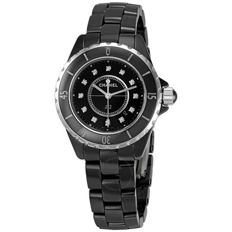 chanel j12 black h1625|Chanel j12 watch price.